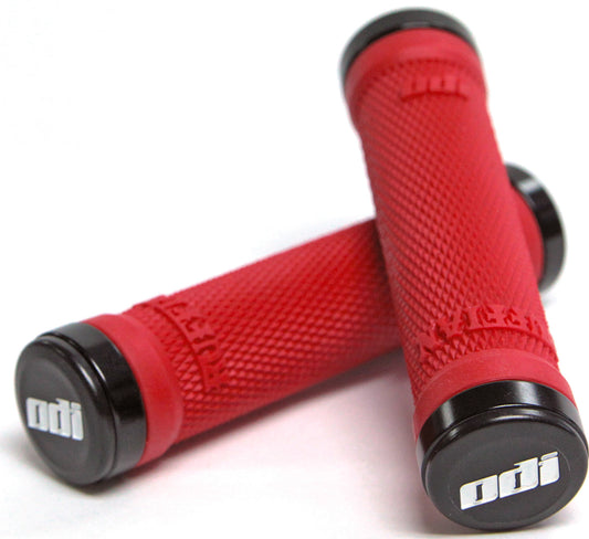 ODI Ruffian Lock-on Grip Bright Red