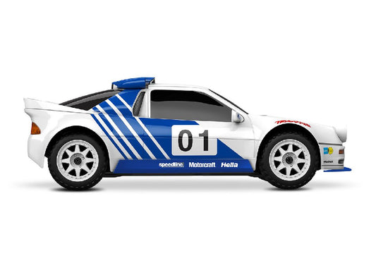 Traxxas Mini Rally VXL-3S: Ford Escort RS200 Cosworth RTR (White)