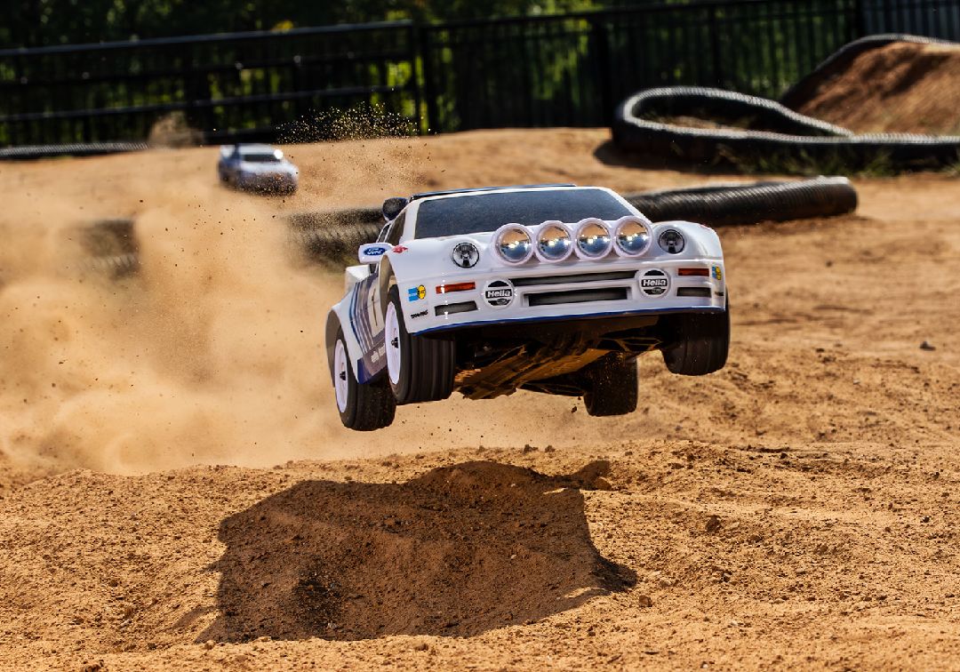 Traxxas Mini Rally VXL-3S: Ford Escort RS200 Cosworth RTR (White)