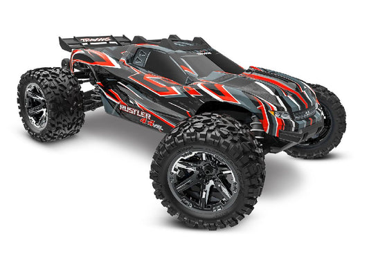 Traxxas Rustler 1/10 4x4 VXL 3S RTR w/No Batt/Charger (Red)