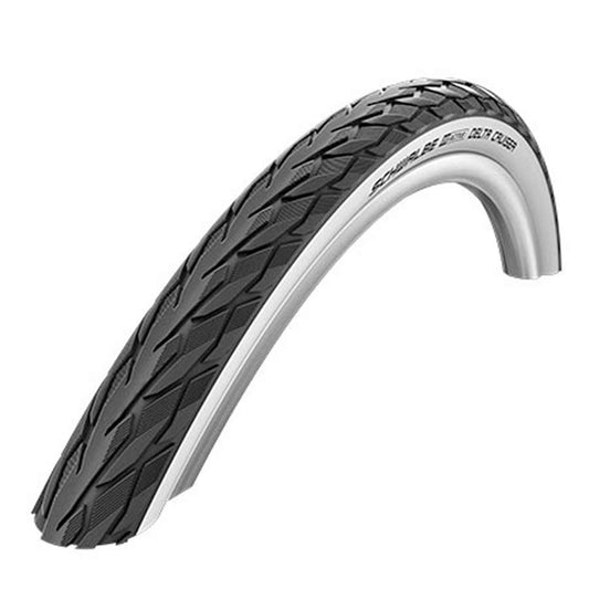 Schwalbe Delta Cruiser Tire 26” x 1 3/8 Kevlar Guard White