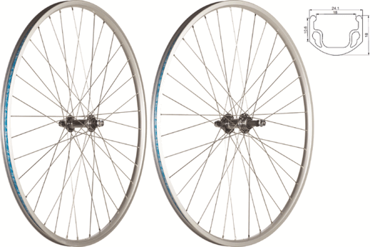 49N Front Wheel 27” Silver
