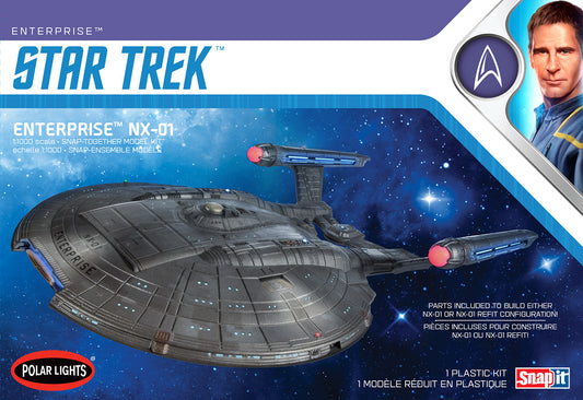 Polar Lights 1/1000Star Trek Enterprise NX-01 Model Kit