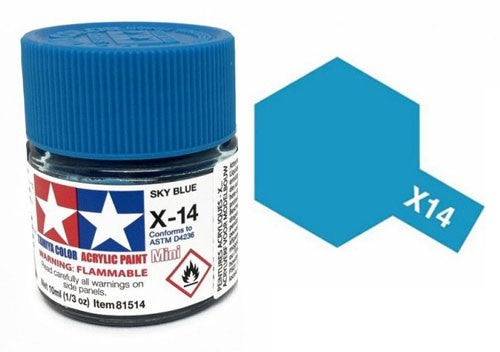 Tamiya Acrylic: X-14 (Sky Blue)