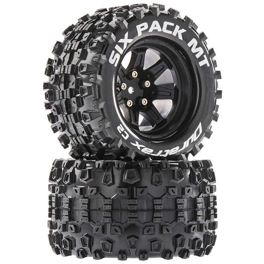 Duratrax Six Pack MT 2.8 Mounted Blk