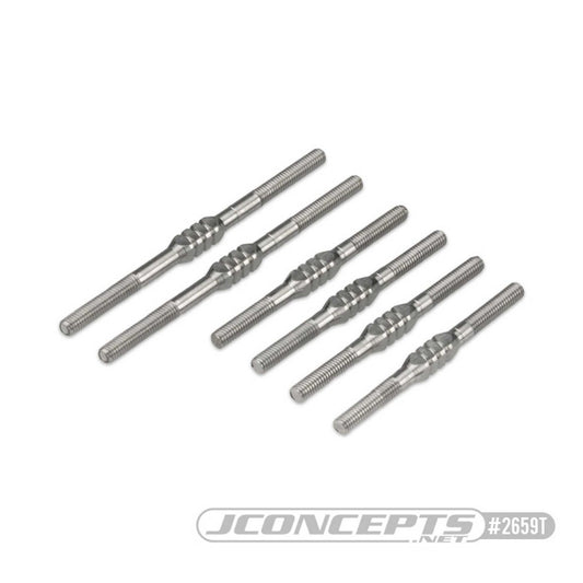 JConcepts Titanium Turnbuckle Set: Tekno EB410 (6pcs)