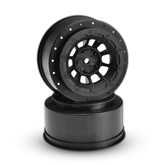 JConcepts SCT Hazard Wheel 12mm Hex: Slash 2WD Rear/Slash 4x4 F/R (Black)