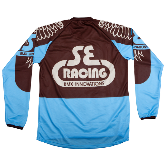 SE Bikes Jersey Retro L (Blue/Brown)
