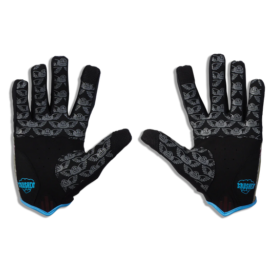 SE Bikes Retro Gloves XXX-Large (Camo / SE Blue)