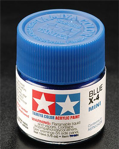 Tamiya Acrylic: X-4 (Blue)