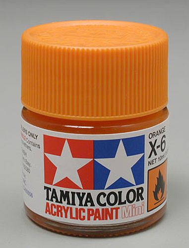 Tamiya Acrylic: X-6 (Orange)