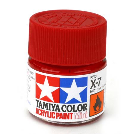 Tamiya Acrylic: X-7 (Red)