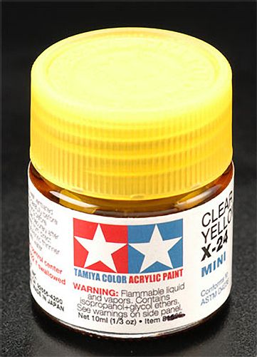 Tamiya Acrylic: X-24 (Clear Yellow)