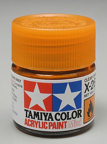 Tamiya Acrylic: X-26 (Clear Orange)