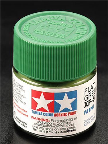 Tamiya Acrylic: XF-5 (Flat Green)
