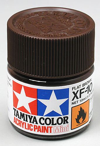Tamiya Acrylic XF-10 (Flat Brown)