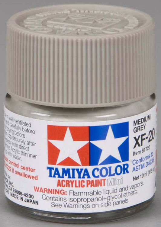 Tamiya Acrylic: XF-20 (Medium Grey)