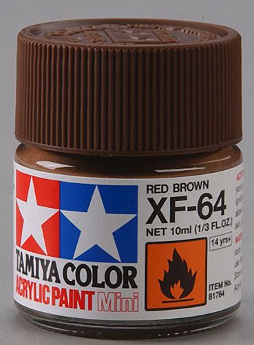 Tamiya Acrylic: XF-64 (Red Brown)
