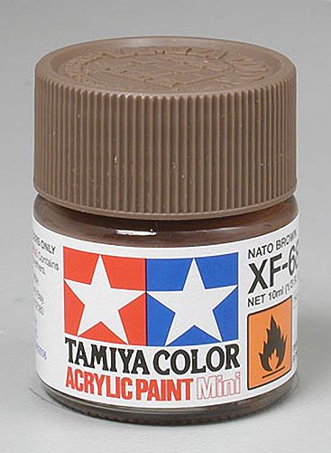 Tamiya Acrylic: XF-68 (NATO Brown)