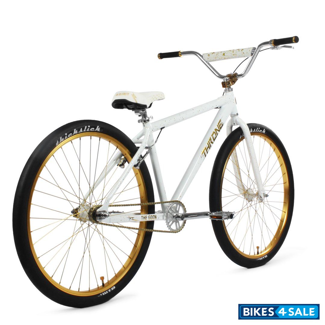 Throne The Goon 29" (White/Gold Bling)