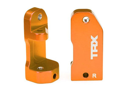 Traxxas Aluminium 6061-T6 Caster Blocks: 30 Degree (Orange)