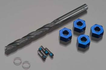 Traxxas Aluminium 12mm Hex Adapters 6061-T6 (Blue)