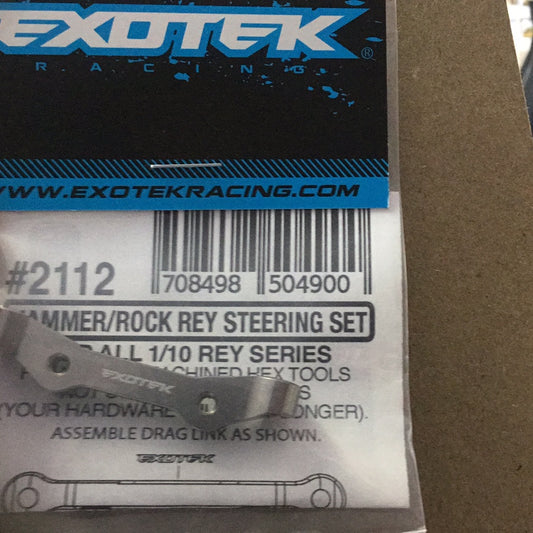 Exotek Steering Bellcrank Set: All 1/10 Rey Series