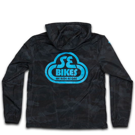 SE Bikes Zip Up Jacket (M) Black Camo