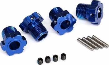 Traxxas Aluminium Splined Wheel Hub 17mm: (Blue)
