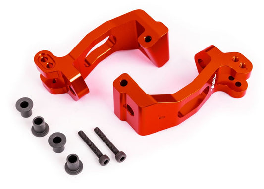 Traxxas Rear Stub Axle Carrier 6061-T6 Aluminum: Sledge (Red)