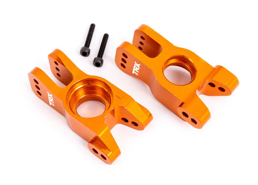 Traxxas Rear Stub Axle Carrier 6061-T6 Aluminum: Sledge (Orange)