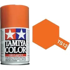 Tamiya Acrylic Spray: TS-12 (Orange)