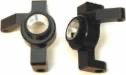 STRC CNC Aluminum Steering Knuckles (Black): Axial Wraith/Deadbolt