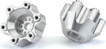 Pro-Line Aluminum Wide Hex Adapters: 6x30 to 12mm (2.8” Rims)