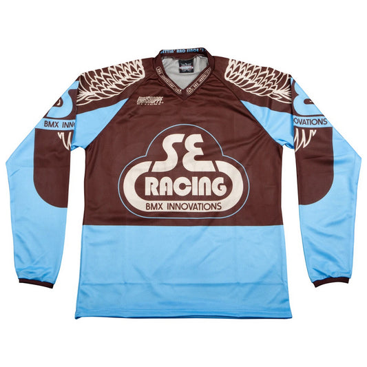 SE Bikes Jersey Retro S (Blue/Brown)