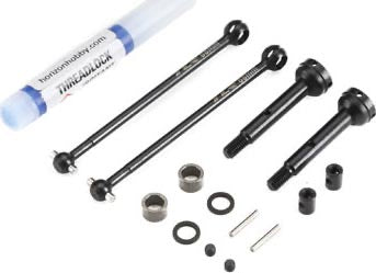 TLR Complete Rear CVA Driveshaft: 22-4 2.0 (68mm)