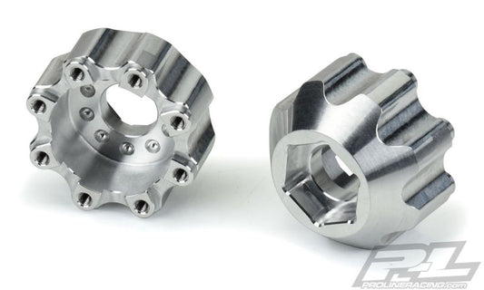 Pro-Line 3.8” Aluminum Hub Adapters: 8x32mm (17mm 1/2” Offset)