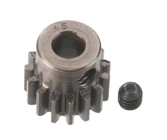 Robinson Racing Extra Hard Steel Mod.8 Pinion: 5mm Shaft (15T)