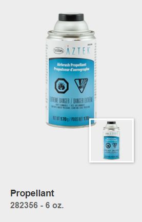 Aztek Airbrush Propellant: 6 oz Aerosol (1)
