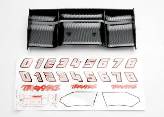 Traxxas Wing Revo (Exo-Carbon Finish) Decal Sheet