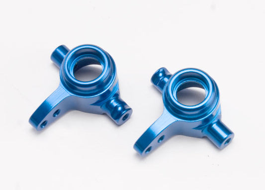 Traxxas Aluminum Steering Blocks 6061-T: Blue