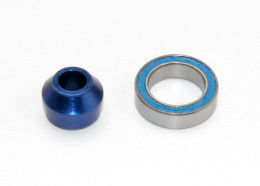 Traxxas Bearing Adapter w/ 10x15x4mm Bearing (Blue)