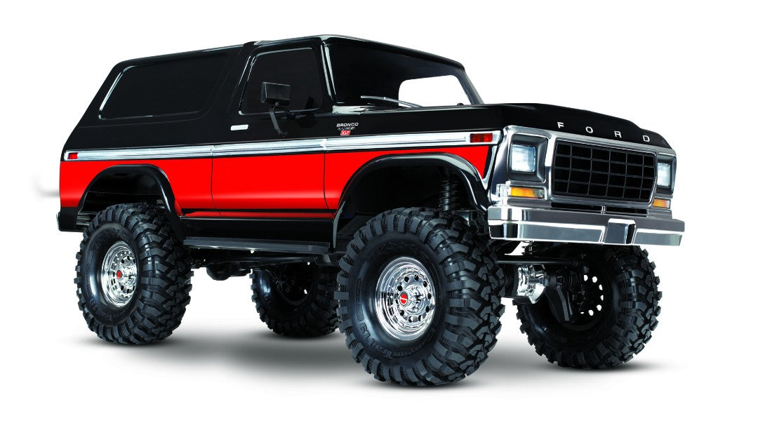 Traxxas TRX-4 1/10 Ford Bronco Scale and Trail Crawler: RTR (Red)